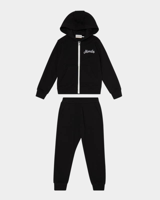 Boy's Logo Sweatshirt and Joggers Set, Size 12-
